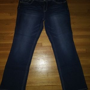 Plus sized Blue Jeans